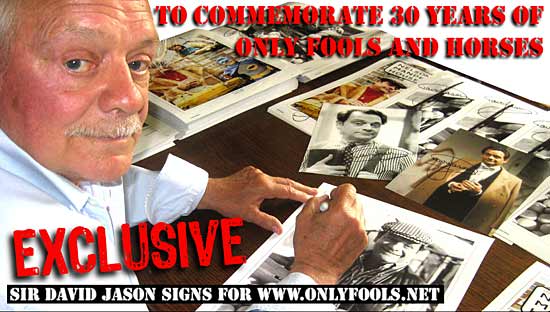 Sir David Jason’s first ever signing session