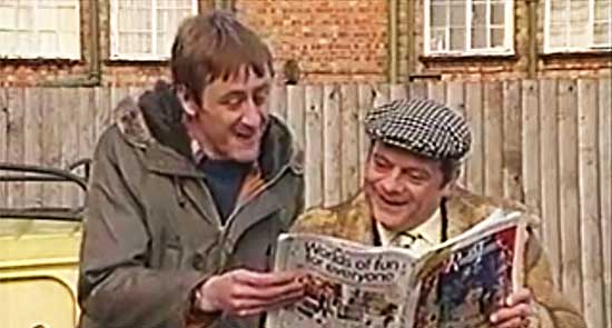 Unseen Only Fools and Horses footage