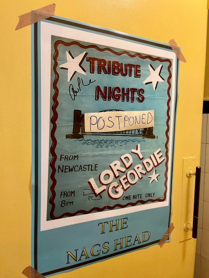 Tribute band at the Nags Head