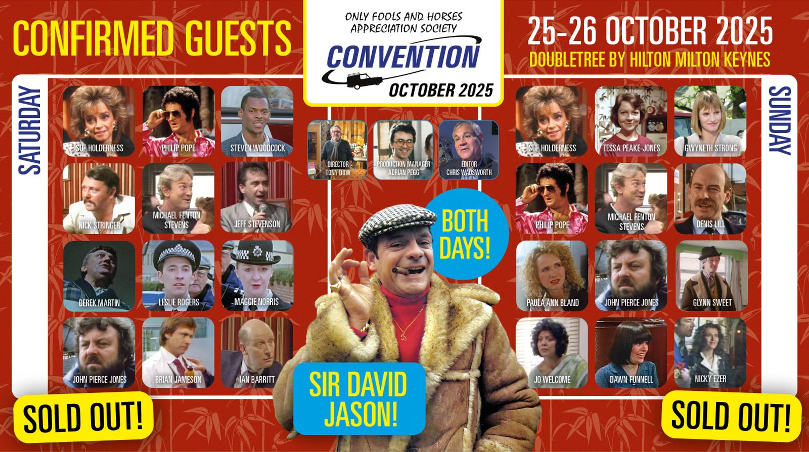 MEET SIR DAVID JASON CONVENTION OCTOBER 2025 – SOLD OUT